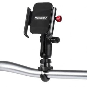 Soporte de Silicona Antideslizante X424-1 para Teléfono Móvil de 4-6.5 Pulgadas, Soporte para Teléfono Celular para Motocicleta - Product Image 1