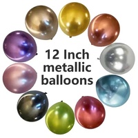 Grossiste en ballons métalliques, ballons en latex de 12 pouces en vrac pour les mariages, les anniversaires et les décorations de fête