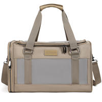 Sac de transport pour animaux de compagnie portable à prix compétitif, en tissu Oxford souple et en maille, pour chat et chien, avec coussin
