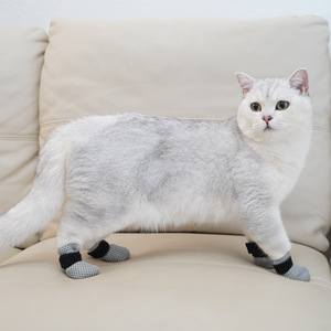 Chongtapet Dog <b>Cat</b> Paw Covers Breathable Mesh Indoor Anti <b>Scratch</b> Pet Shoes For Corgis And <b>Cats</b> - Product Image 2