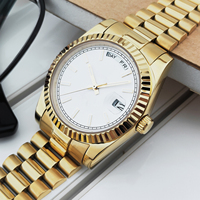 Montre Mécanique Homme Luxe Automatique Jour Date Verre Saphir 39mm Cadran Stérile Plongeur NH36 Haute Qualité Usine Chine