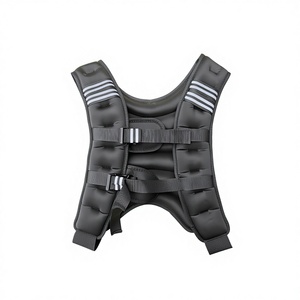 <span class=keywords><strong>Gilet</strong></span> <span class=keywords><strong>lesté</strong></span> unisexe réglable pour l'entraînement physique, la course à pied, la randonnée et les sports - Product Image 3