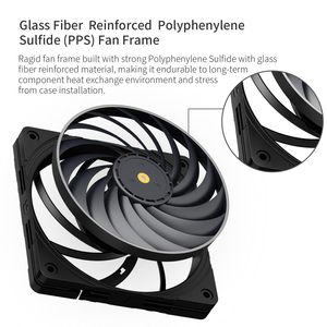 Thermokay TL-B12015 15mm超薄電腦主機殼風扇靜音4針PWM 2150RPM 120mm PC冷卻風扇 - Product Image 5