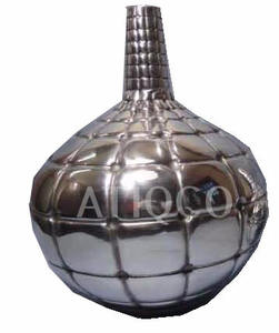 Vase à fleurs en métal en aluminium chic Accents décoratifs de mariage Vase unique et élégant accents de décor de vase design moderne - Product Image 3