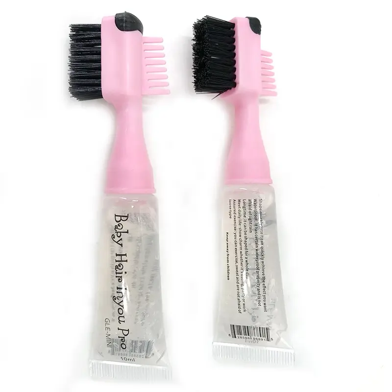 Wholesale Double Side Edge Control Baby Hair Brush Comb Gel For Natural Hair Waterproof Edge Control Gel