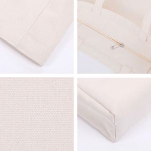 Sac fourre-tout personnalisé avec logo, en toile écologique et organique, sac de plage, sac à bandoulière, sac de shopping, sac en toile de coton pour mariage - Product Image 3