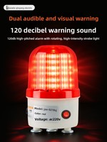 JZCN JZE-0218SJ Capteur d'alarme de niveau d'eau à induction 120 dB Son et lumière Haute sensibilité pour réservoir d'eau, débordement et niveau bas de liquide
