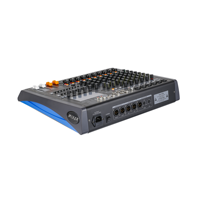 Console de mixage audio professionnelle XTUGA HL-G10 10 canaux 7 bandes EQ en métal avec 99 effets DSP et enregistrement USB pour studio d'enregistrement