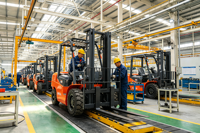DURABLER Diesel 3-Tonnen-Gabelstapler Vierrad-Ausgleichsladung Verbrennungsmotor-Gabelstapler für Lager-Palettenstapelung und -Handhabung