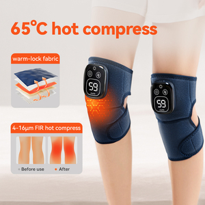KEEPFIT Almohadillas Masajeadoras para Alivio del Dolor <span class=keywords><strong>de</strong></span> <span class=keywords><strong>Rodilla</strong></span> con Vibración y Calentador <span class=keywords><strong>de</strong></span> <span class=keywords><strong>Rodilla</strong></span> para la Circulación Sanguínea - Product Image 3