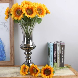 Girasol Artificial flores <span class=keywords><strong>son</strong></span> para casa decoración boda flores - Product Image 1