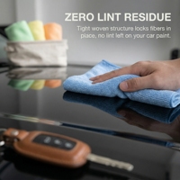 CX006 30x40CM 240GSM Chiffon de nettoyage multi-usages en microfibre haute densité personnalisable 2.4x plus absorbant pour voiture et maison