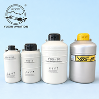 Réservoir de stockage d'azote liquide YDS-50B 50L, conteneur cryogénique pour le transport et le stockage de semence bovine congelée