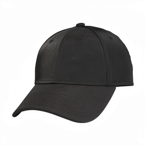 Casquette 6 panneaux unie structurée ajustable 100 % coton pour enfants garçons et filles – Idéale pour les voyages - Product Image 1