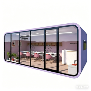 Casa Contenedor Comercial con Pared de Cortina de Vidrio Modular - Product Image 1