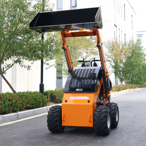 Chất lượng cao nhỏ 300kg nhỏ gọn bánh xe mini Skid chỉ đạo Bộ nạp với gốc cây máy xay Auger - Product Image 6