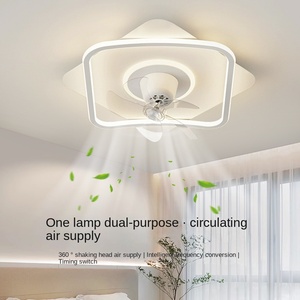 Senkai พัดลมเพดานไร้ใบพัด, มอเตอร์ DC เงียบความเร็วสูงไร้ใบมีดดีไซน์รีโมตควบคุมระยะไกลสไตล์โมเดิร์นของจีนมาพร้อมโคมไฟใหม่ - Product Image 3