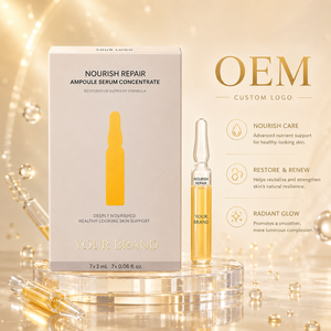 Private Label Refreshing Facial Ampoule Concentrate Moisturizing Skin Care <b>Serum</b> Custom Packaging - Product Image 5