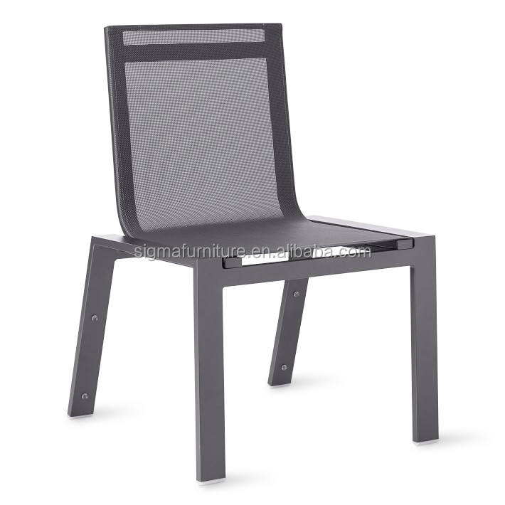 outdoor Simplicity garden furniture Crafted of enduring aluminum Rectangular Dining set