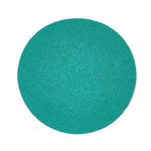 Q227 grrt 80 film sanding डिस्क 6 इंच 150 मिमी हुक और लूप पॉलिएस्टर फिल्म ग्रीन सैंडपेपर अपघर्षक sanding डिस्क - Product Image 4