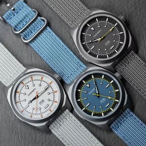 <span class=keywords><strong>CADISEN</strong></span> 2026 Nuevo Reloj Mecánico para Hombre con Movimiento MIYOTA8215, Caja de Acero Inoxidable, Correa de Lona, Resistente al Agua 10 Bar - Product Image 3