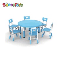 Table et chaise en plastique pour enfants/enfants table et chaises