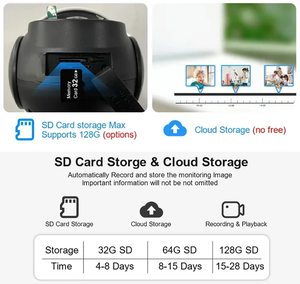Cámara de Seguridad Solar V380pro 4G con Doble Lente PIR, Zoom Óptico 10x, 5MP 2K, Bajo Consumo, Visión Nocturna, Audio Bidireccional y Detección Humana en la Nube - Product Image 6