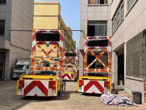 Clignotant Road Work Construction Site Directionnel Ambre Led à Vendre Signe Remorques Sécurité Routière Solaire Trafic Flèche Conseil - Product Image 6