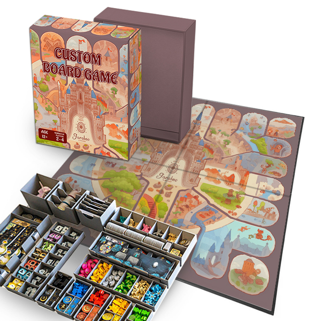 Hot Selling Board Game Production Custom New Design Your Own Board Game Printing