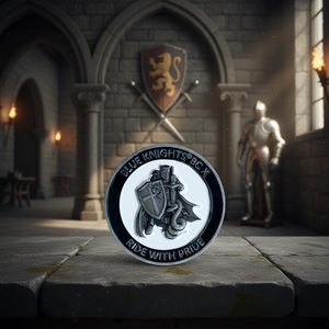 Moneta Commemorativa Personalizzata in <span class=keywords><strong>Argento</strong></span> Anticato a Doppia Faccia con Design in Rilievo <span class=keywords><strong>Cavaliere</strong></span> e Serpente, Vendita all'Ingrosso, Ottimo Rapporto Qualità-Prezzo - Product Image 1