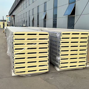 Casa Prefabricada De Comprar Paneles PU <span class=keywords><strong>Sandwich</strong></span> <span class=keywords><strong>Pared</strong></span> Exterior 50-150mm Usado <span class=keywords><strong>Sandwich</strong></span> Panel - Product Image 4
