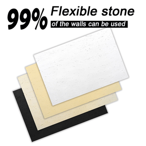 Hiện đại 3D travertine kết cấu tấm Tường linh hoạt Composite gạch mềm đá Veneer tấm cho biệt thự Ốp ngoại thất gạch - Product Image 5