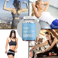 SPL Cure Détox Colon de 15 Jours, Complément Herbal pour la Santé Hépatique et Digestive, Soutien Intestinal, Gummies Nettoyantes pour le Colon pour Adultes