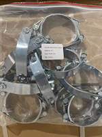 Collier de serrage double tête robuste en fer galvanisé pour fixation de tuyaux industriels de grand calibre – Vente en gros usine