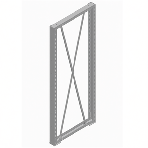 Panneau latéral Fami Ar Series L1300 H2010 Vert RAL6011 pour supports - Product Image 3