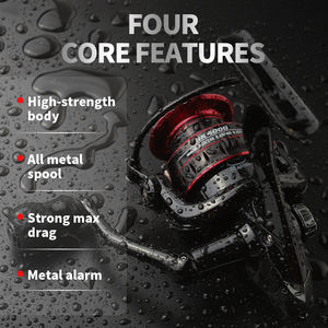 CHILENT Mini carrete giratorio, rueda de pesca, carrete con mango de agarre de Metal, Carretes de carpa de agua salada, carrete de pesca en aguas profundas - Product Image 3