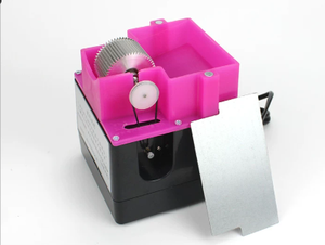 Caja eléctrica para pintar bordes de cuero, herramienta ajustable para teñir bordes de cuero, engrasador de bordes antiadherente para artesanía en cuero - Product Image 3