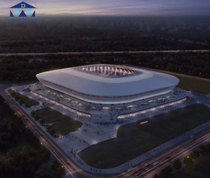 Khu phức hợp đa thể thao trong nhà với thiết kế kiểu nhà kho tùy chỉnh tòa nhà khung thép prefab cho bóng rổ bóng đá các môn thể thao khác - Product Image 4