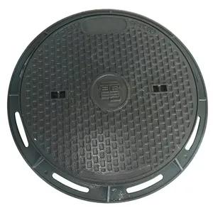 Customized OEM Foundry Resin Sand Casting Manhole Cover Heavy Duty Round Ductile Cast Iron Manhole Cover for Sewer