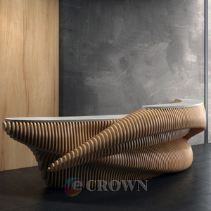 Kiosk Botton Cash Register Reception Office <strong>Phone</strong> Marble Front Reception ODM - Product Image 1