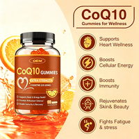 Bonbons Gommes au Coenzyme Q10 Personnalisables – Complément Alimentaire Antioxydant pour la Santé Cardiaque et l'Énergie – Idéal pour la Nutrition Quotidienne