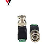 Vis Power Pin Dc Jack Rg59 f Mâle à Bnc Femelle Étanche Dc Plug Cctv Bnc Connecteur pour Cctv