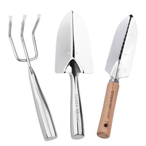 Ensemble de pelles de jardin Tuosen en acier inoxydable, bêche, râteau, désherbeur pour la plantation, le creusement du sol, outils de jardinage - Product Image 1