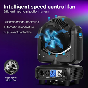 Big Dipper LM120 Mini LED 120W RGBW 4in1 Testa Mobile Professionale per Illuminazione da Palco, Attrezzatura per Feste e Discoteche - Product Image 3