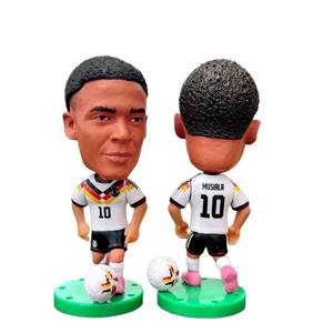 Figurine de football en PVC 2026, statue bobblehead personnalisée faite à la main, artisanat en résine, figurine de joueur de football bobblehead - Product Image 5