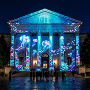 Sistema de Proyección Holográfica a Gran Escala para Edificios, Turismo Cultural, Festivales y Espectáculos en Lugares Emblemáticos de la Ciudad - Product Image 1
