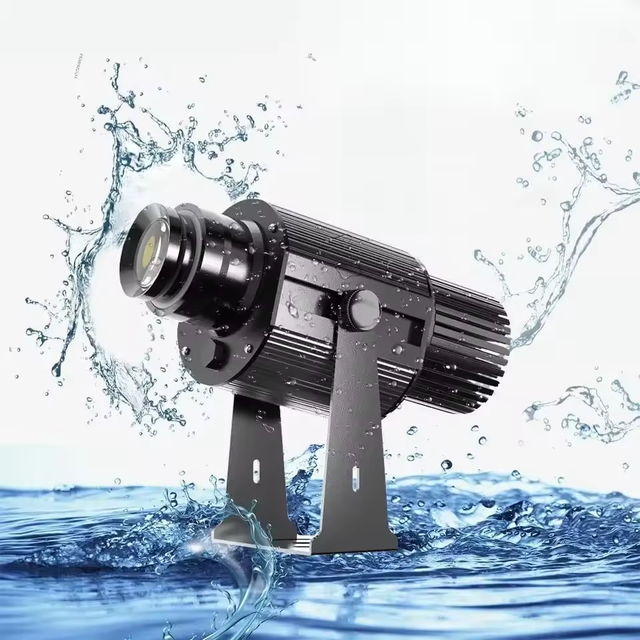 YoiJoys 50W Outdoor Waterproof IP67 Big Power Projection logo Laser Projector Outdoor Outdoor Projector Advertising 28mm Gobos