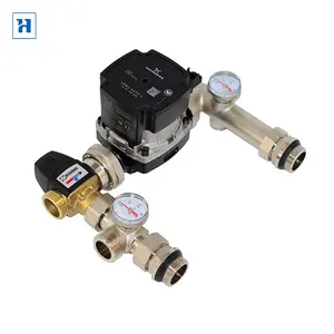 H1003 hot water mixer tempering valve thermostatic mixing blending valve for wet underfloor heating