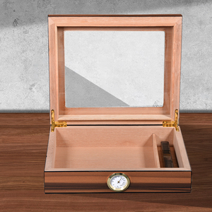 מותאם אישית סיגר הומידור סיגרים עץ קופסאות סיגר ארון ספרדי - Product Image 4