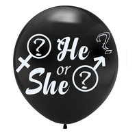 Decoraciones para Fiestas de Revelación de Género, Globos de 36 Pulgadas con la Inscripción 'Él o Ella' para Baby Shower, Cumpleaños, Artículos para Fiestas de Revelación de Género